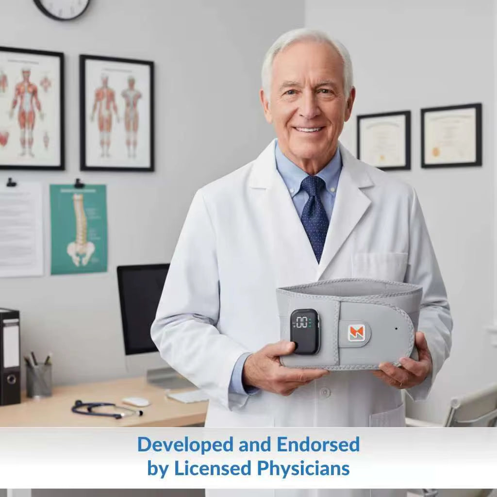 Active Recovery Belt Is Engineered for Sciatica & Chronicback Pain-Relieving Pressure Restoring Circulation Waist Massage Belt