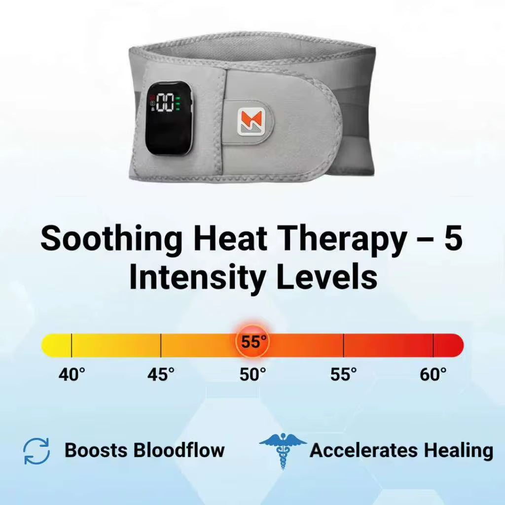 Active Recovery Belt Is Engineered for Sciatica & Chronicback Pain-Relieving Pressure Restoring Circulation Waist Massage Belt